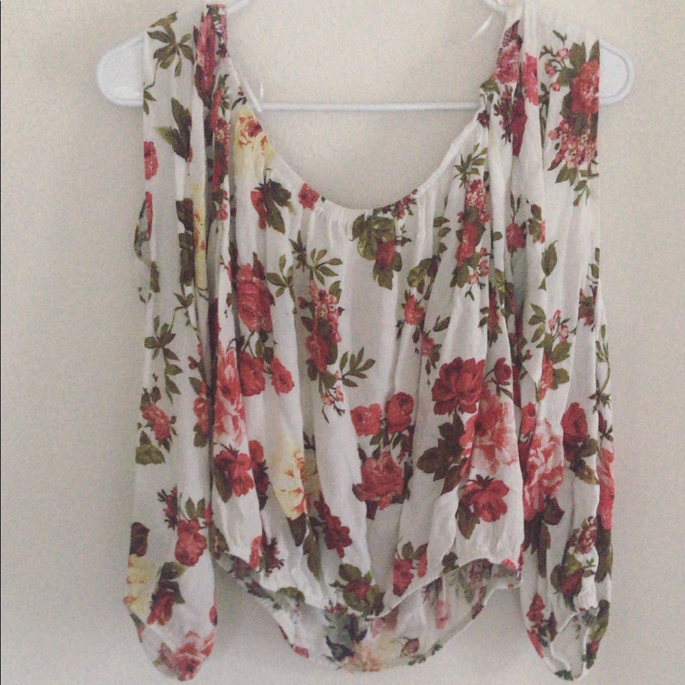 Flower crop top